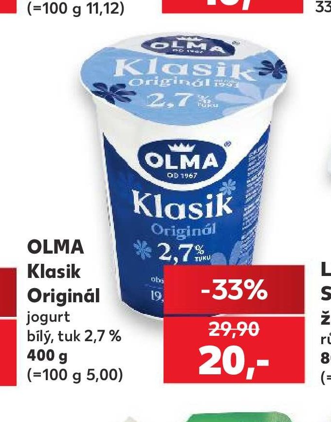 OLMA Klasik Originál jogurt - Kaufland aktualniletaky.eu