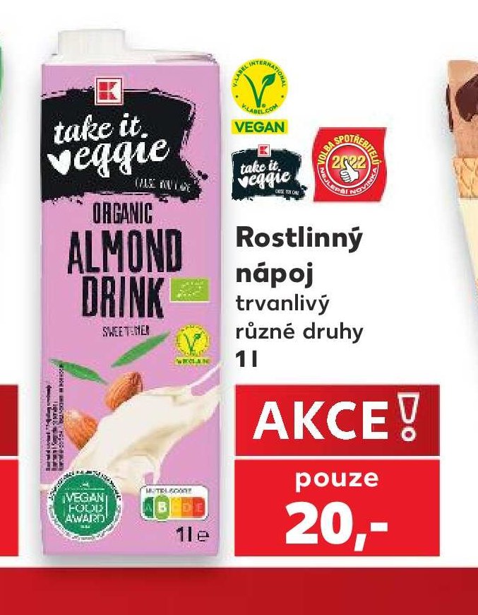TAKE IT VEGGIE Rostlinný nápoj - Kaufland aktualniletaky.eu