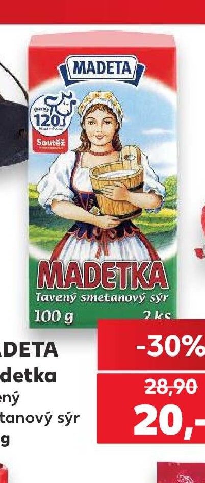 MADETA Madetka tavený smetanový sýr 100 g - Kaufland aktualniletaky.eu