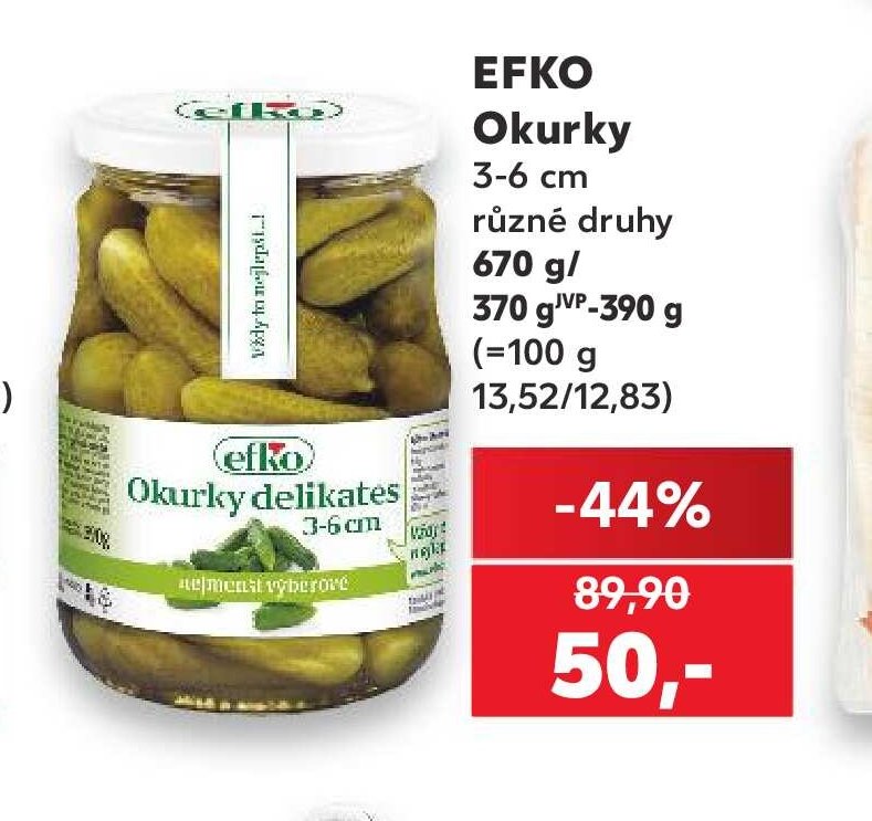 EFKO Okurky - Kaufland aktualniletaky.eu