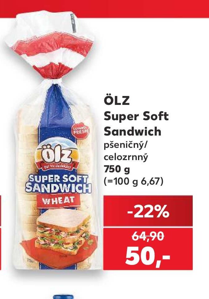 ÖLZ Super Soft Sandwich - Kaufland aktualniletaky.eu