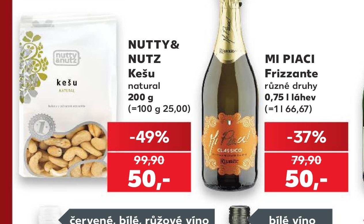 NUTTY&NUTZ Kešu natural - Kaufland aktualniletaky.eu