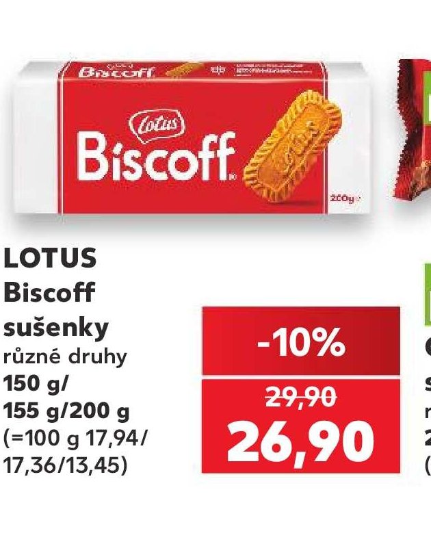 LOTUS BISCOFF sušenky - Kaufland aktualniletaky.eu