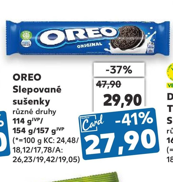 OREO Slepované sušenky - Kaufland aktualniletaky.eu