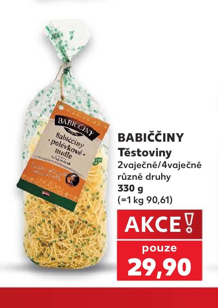 BABIČČINY Těstoviny - Kaufland aktualniletaky.eu