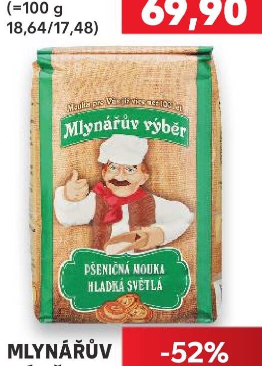 Mlynářův výběr Mouka různé druhy 1 kg - Kaufland aktualniletaky.eu