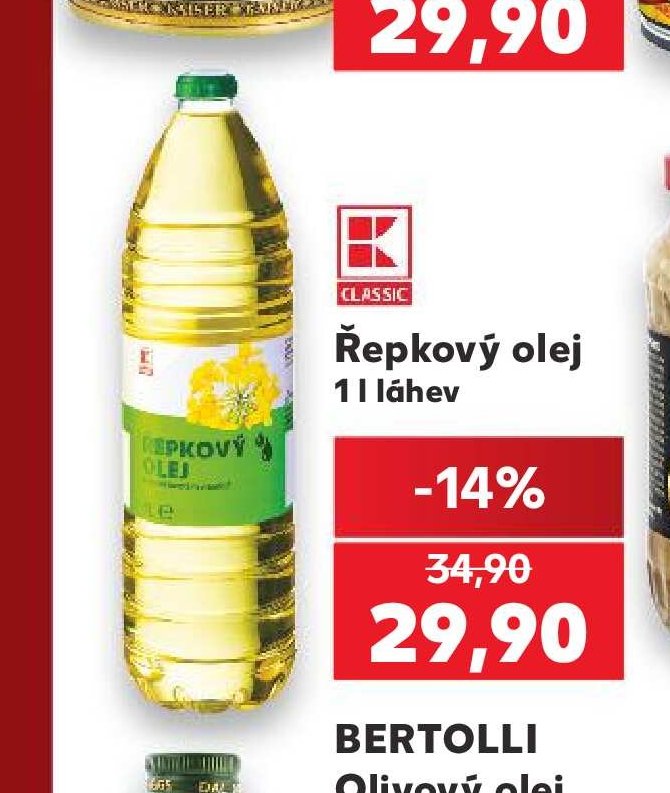 Řepkový olej 1 l - Kaufland aktualniletaky.eu