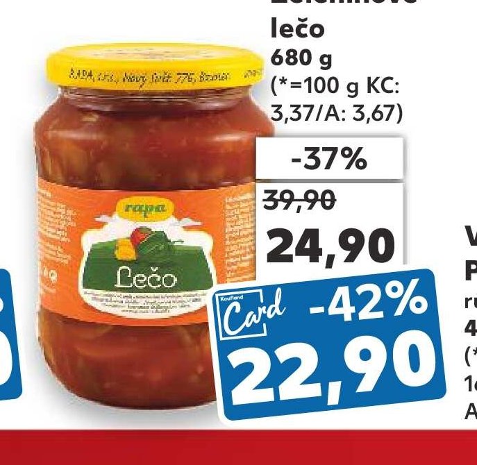 Rapa zeleninové lečo 680 g - Kaufland aktualniletaky.eu