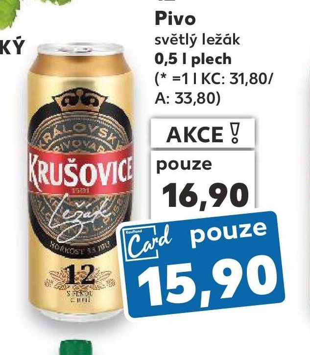 Krušovice 12 Pivo