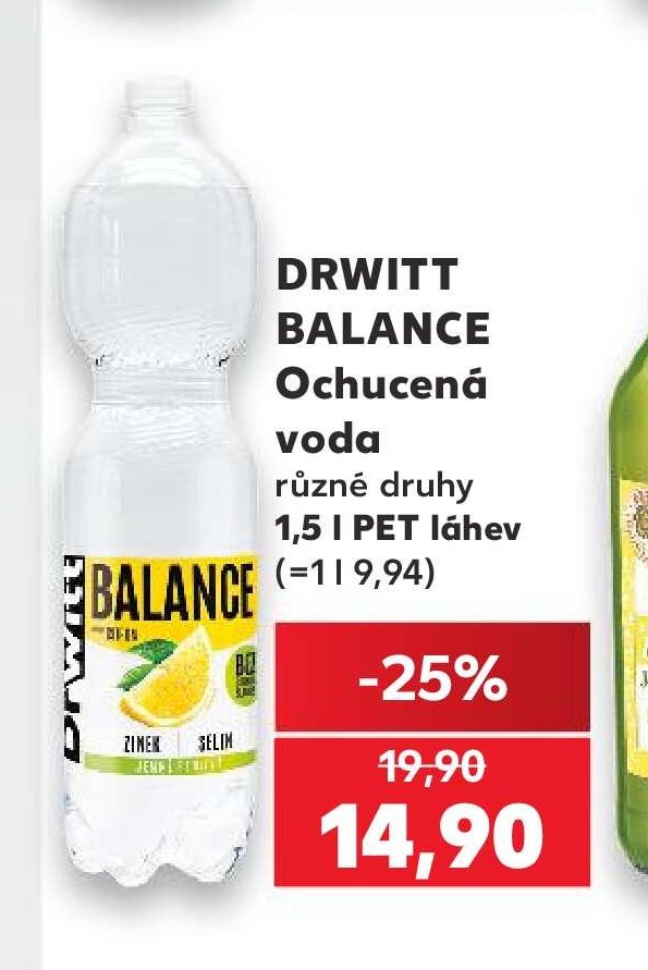 Drwitt Balance Ochucená voda - Kaufland aktualniletaky.eu