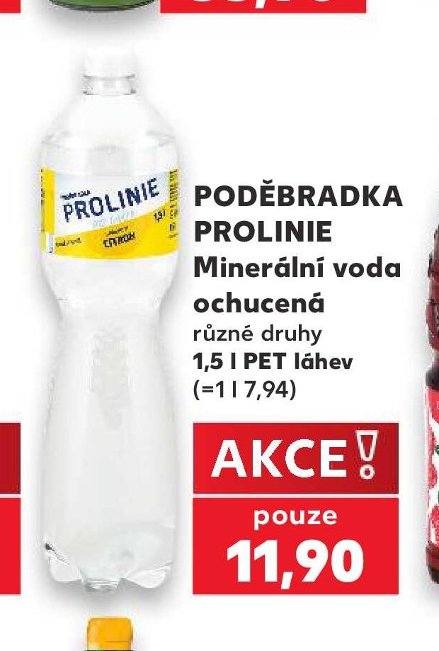 Poděbradka Prolinie Minerální voda ochucená - Kaufland aktualniletaky.eu