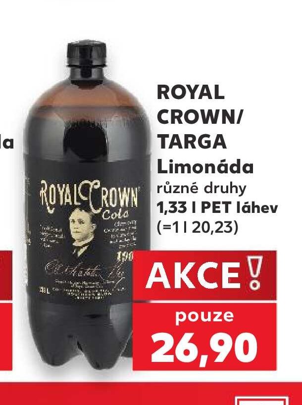 Royal Crown / Targa Limonáda - Kaufland aktualniletaky.eu