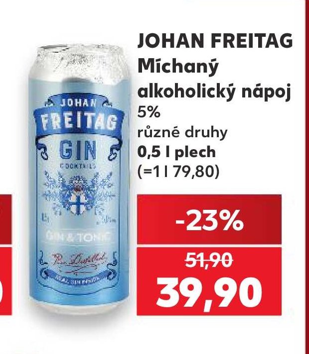 JOHAN FREITAG Míchaný alkoholický nápoj - Kaufland aktualniletaky.eu