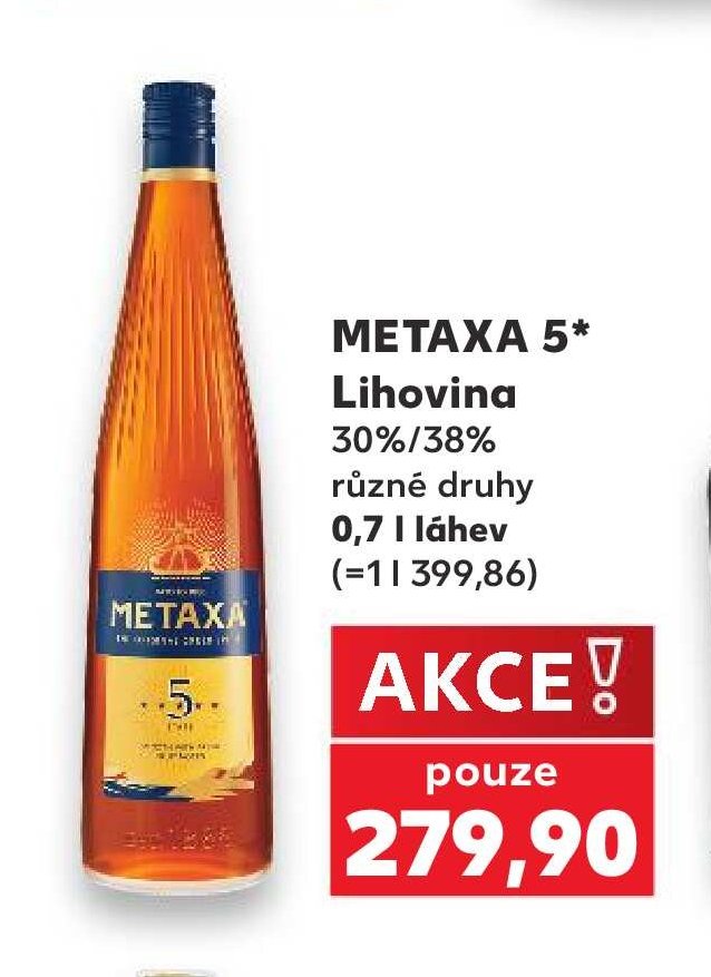 METAXA 5* Lihovina - Kaufland aktualniletaky.eu