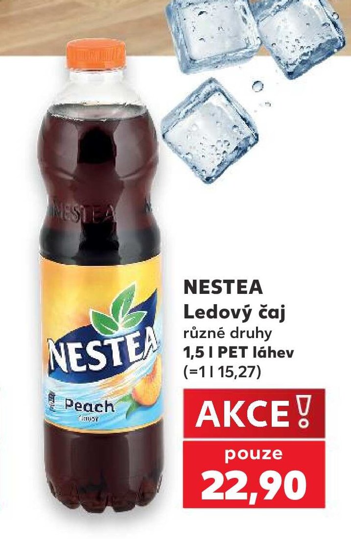 NESTEA Ledový čaj různé druhy 1,5 l PET láhev - Kaufland aktualniletaky.eu