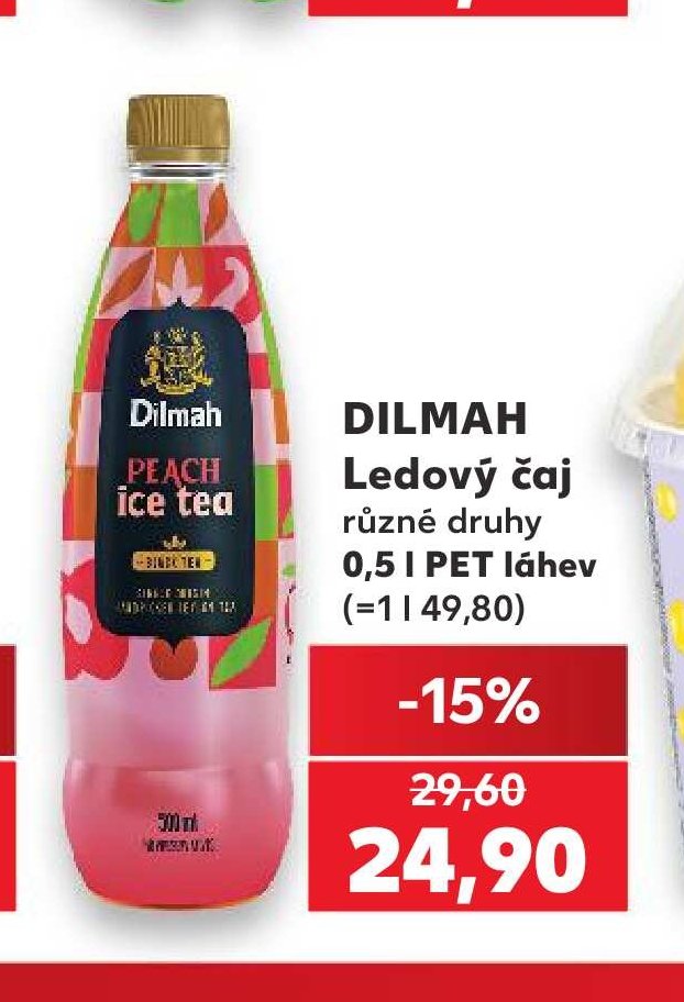 DILMAH Ledový čaj různé druhy 0,5 l PET láhev - Kaufland aktualniletaky.eu