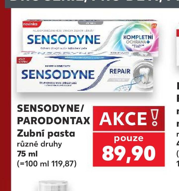 Sensodyne/Parodontax Zubní pasta - Kaufland aktualniletaky.eu