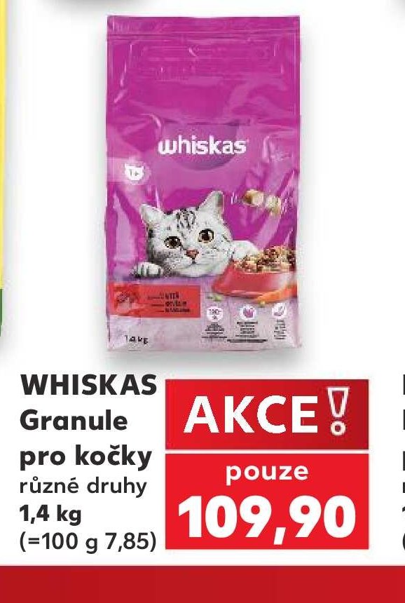 Whiskas Granule pro kočky - Kaufland aktualniletaky.eu