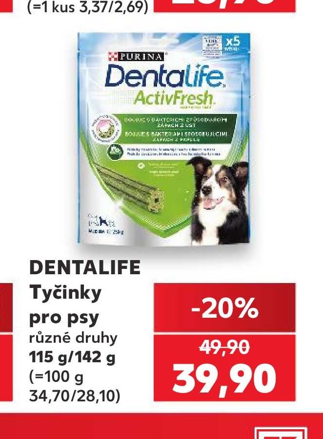 Dentalife Tyčinky pro psy - Kaufland aktualniletaky.eu