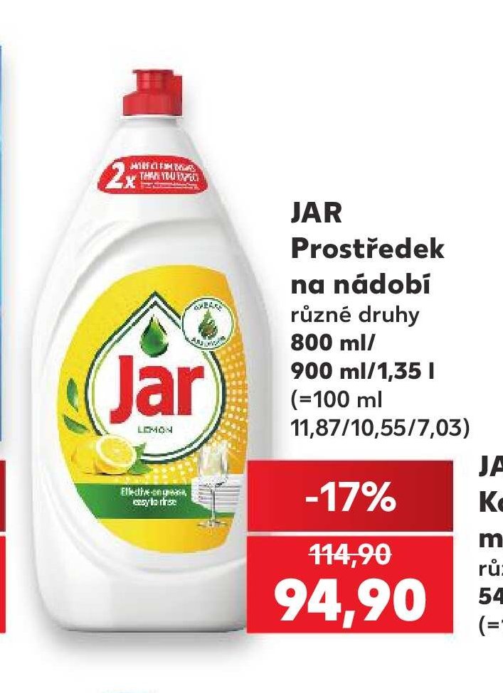 Jar prostředek na nádobí 800 ml - Kaufland aktualniletaky.eu