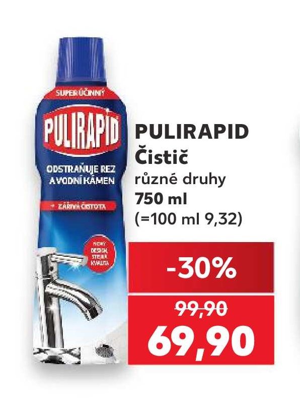 Pulirapid čistič 750 ml - Kaufland aktualniletaky.eu