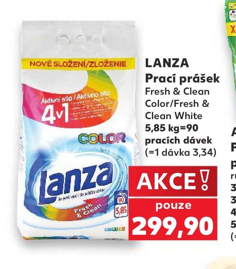 Lanza prací prášek 5,85 kg - Kaufland aktualniletaky.eu