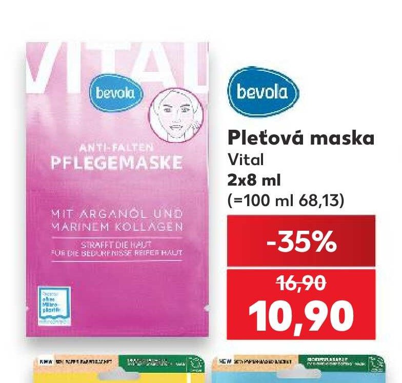 Pleťová maska Vital 2x8 ml - Kaufland aktualniletaky.eu