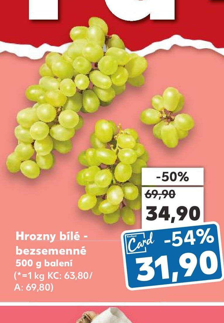 Hrozny bílé bezsemenné - Kaufland aktualniletaky.eu