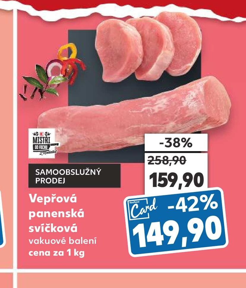 Vepřová panenská svíčková - Kaufland aktualniletaky.eu