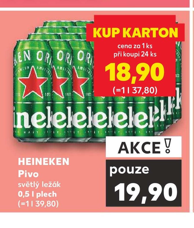 HEINEKEN Pivo - Kaufland aktualniletaky.eu