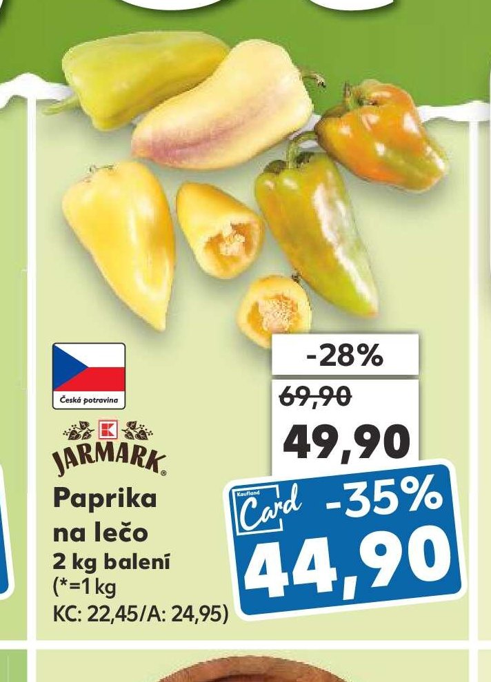 Paprika na lečo - Kaufland aktualniletaky.eu