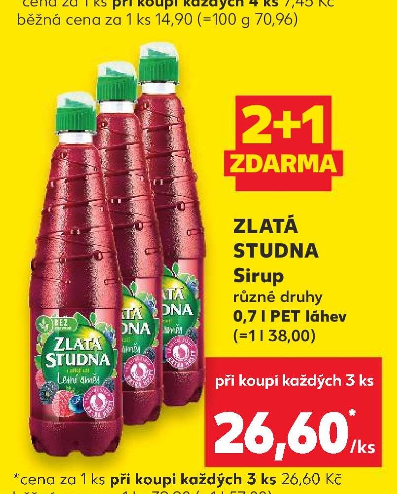 Zlatá Studna Sirup