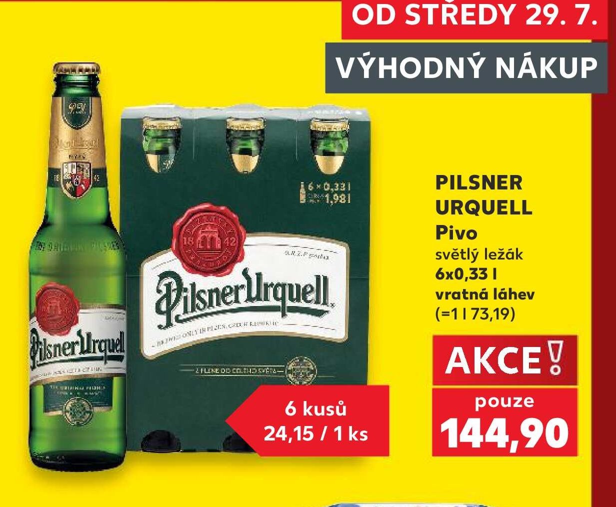 PILSNER URQUELL Pivo