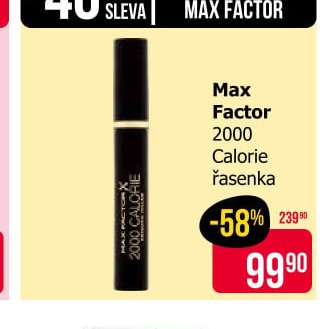 Max Factor 2000 Calorie řasenka