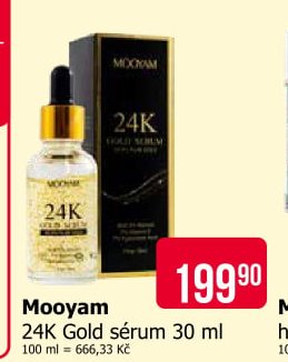 Mooyam 24K Gold sérum 30 ml