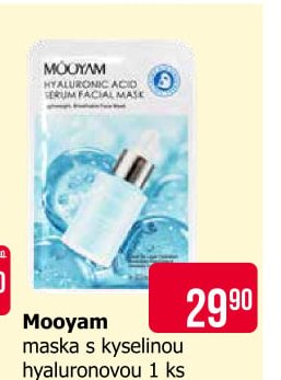 Mooyam maska s kyselinou hyaluronovou 1 ks