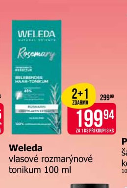 Weleda vlasové rozmarýnovové tonikum 100 ml