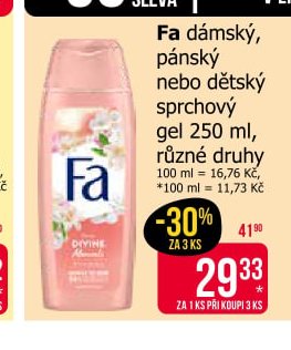 Fa dámský, pánský nebo dětský sprchový gel 250 ml