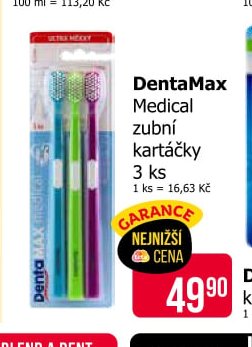 DentaMax Medical zubní kartáčky 3 ks