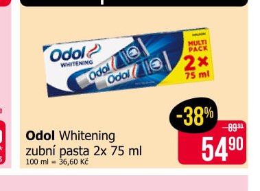 Odol Whitening zubní pasta 2x 75 ml
