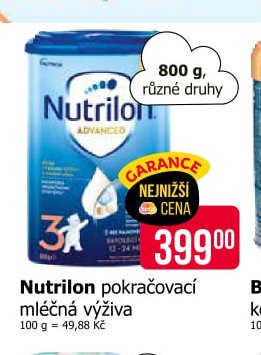 Nutrilon pokračovací mléčná výživa