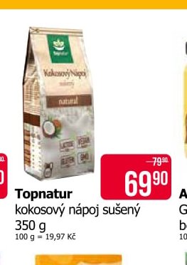 Topnatur kokosový nápoj sušený 350 g