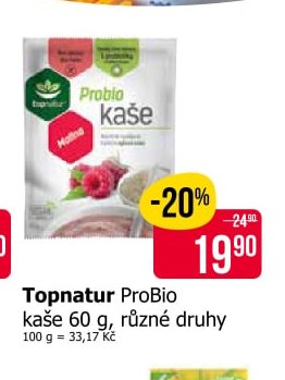 Topnatur ProBio kaše 60 g, různé druhy