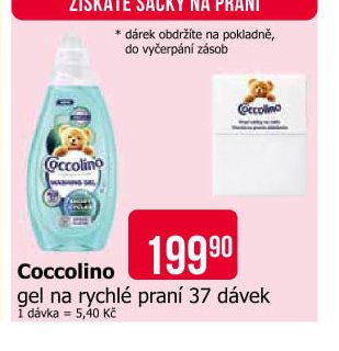 Coccolino gel na rychlé praní 37 dávek