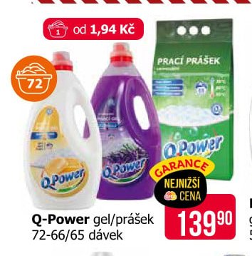 Q-Power gel/prášek 72-66/65 dávek