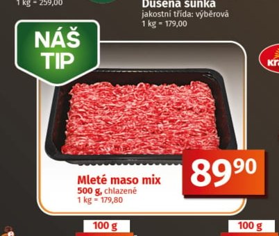 Mleté maso mix