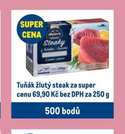 Tuňák žlutý steak