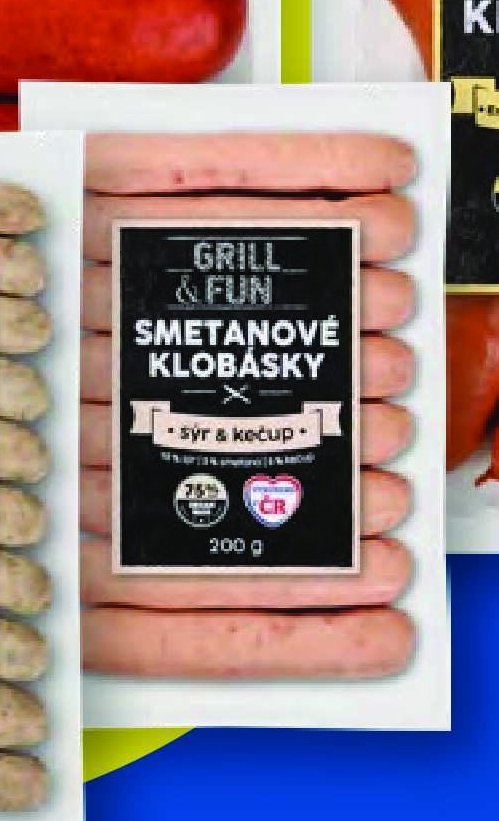GRILL & FUN Smetanové klobásky