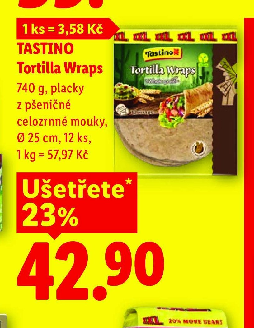 Tastino Tortilla Wraps 740 g