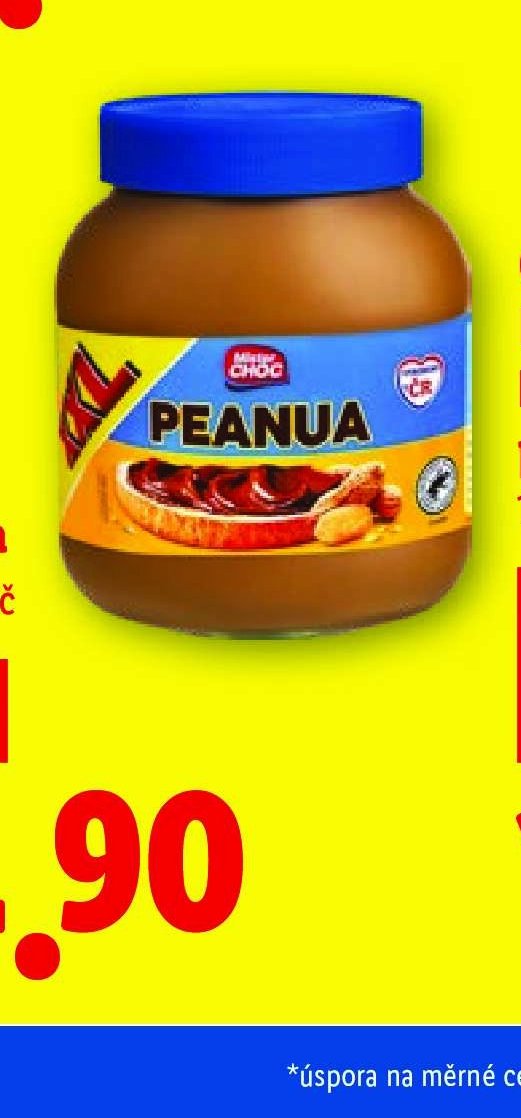 MISTER CHOC Arašídová pomazánka